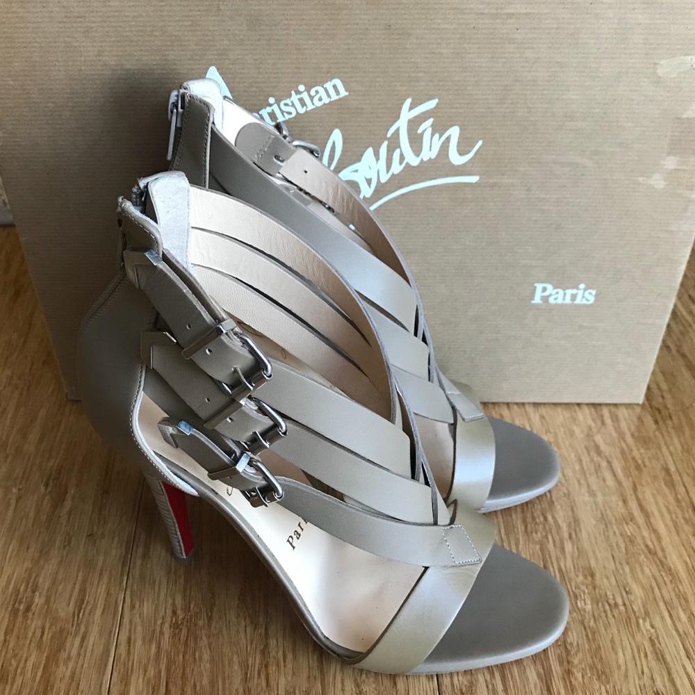100% auth NIB Charleze Christian Louboutin 37.5